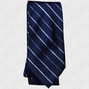 Calvin Klein  Blue Diagonal Stripe Tie